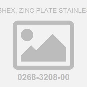 Nut .500-13Hex, Zinc Plate Stainless Steel 5
